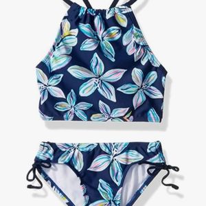 NWT Kanu Surf Daisy Tankini Navy - 12